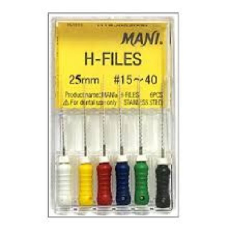 Mani H hand file dental by Scantrik