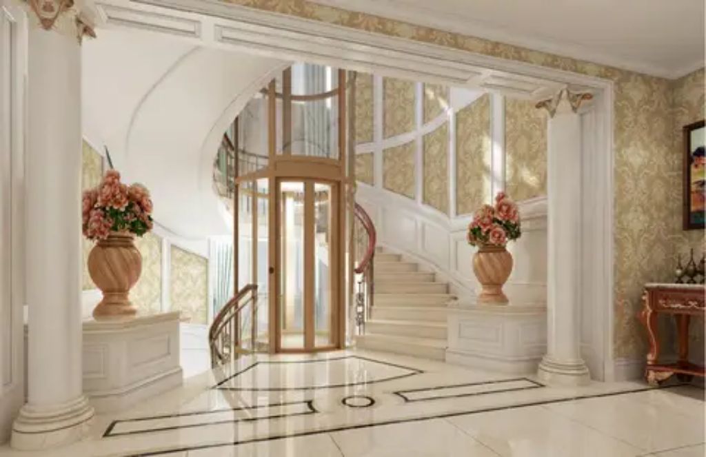 Capsule lift elevator system by home lift elevator