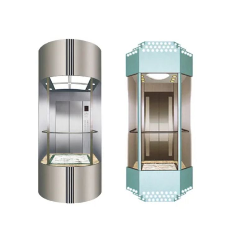 Comfortable capsule electric elevator by home lift elevator