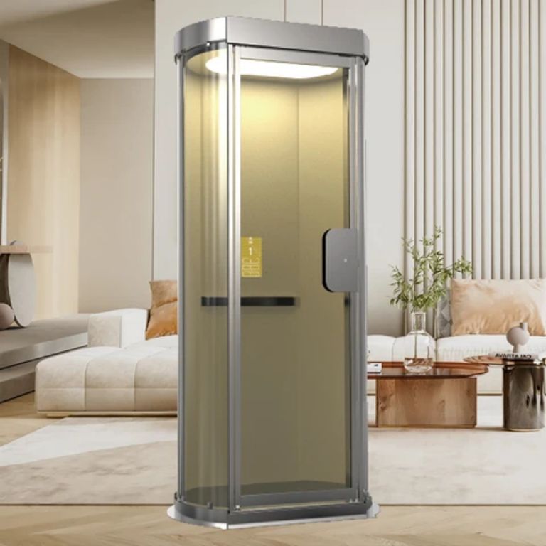 Round Glass elevator lift of home lift elevator