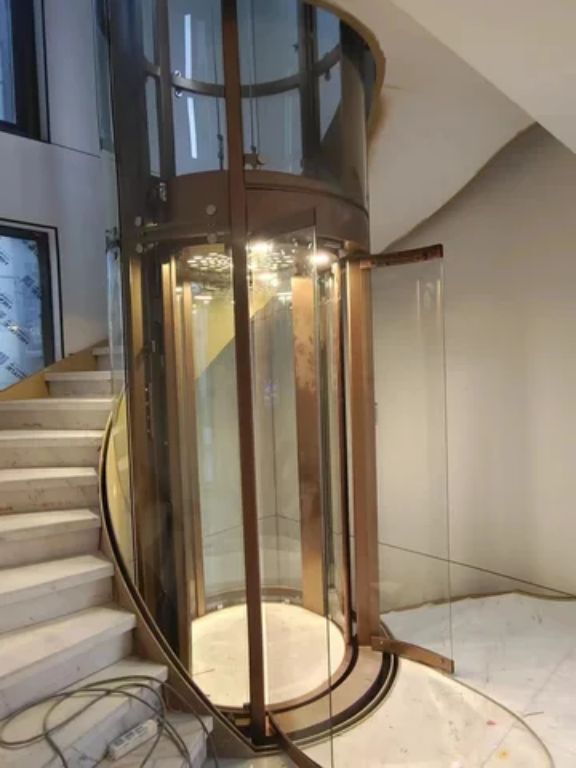 Full Round Compact Home Lift by Home Lift Elevator
