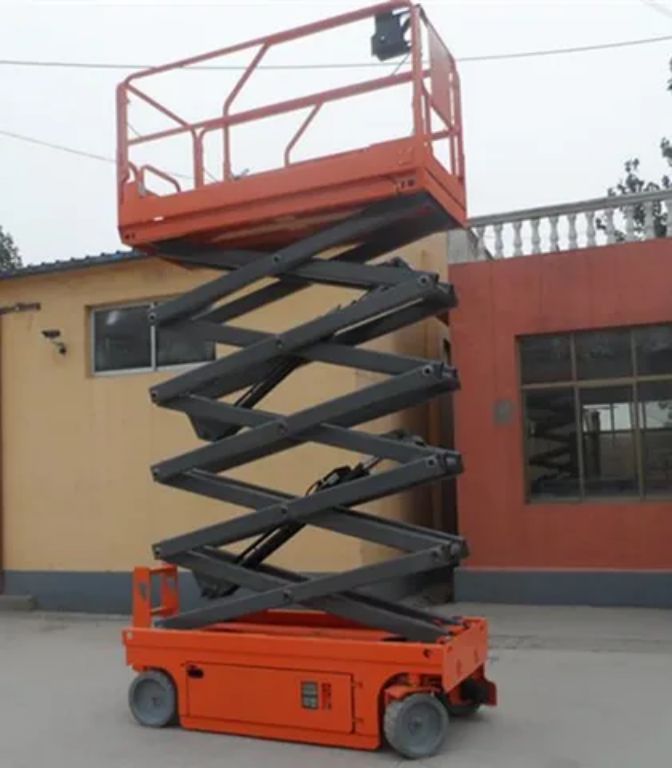 Diesel powered scissor lift by home lift elevator