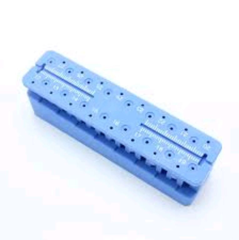 Dental Endo block File measuring tool by