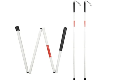 Portable-folding-blind-walking-stick-