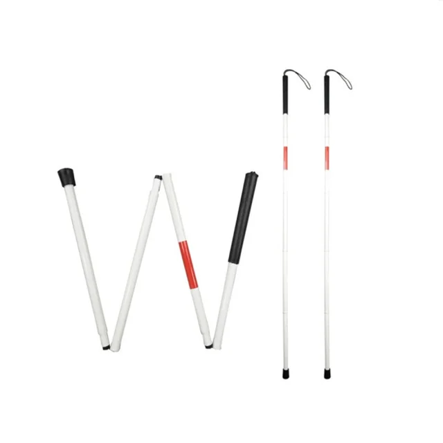 Folding blind walking stick by Scantrik