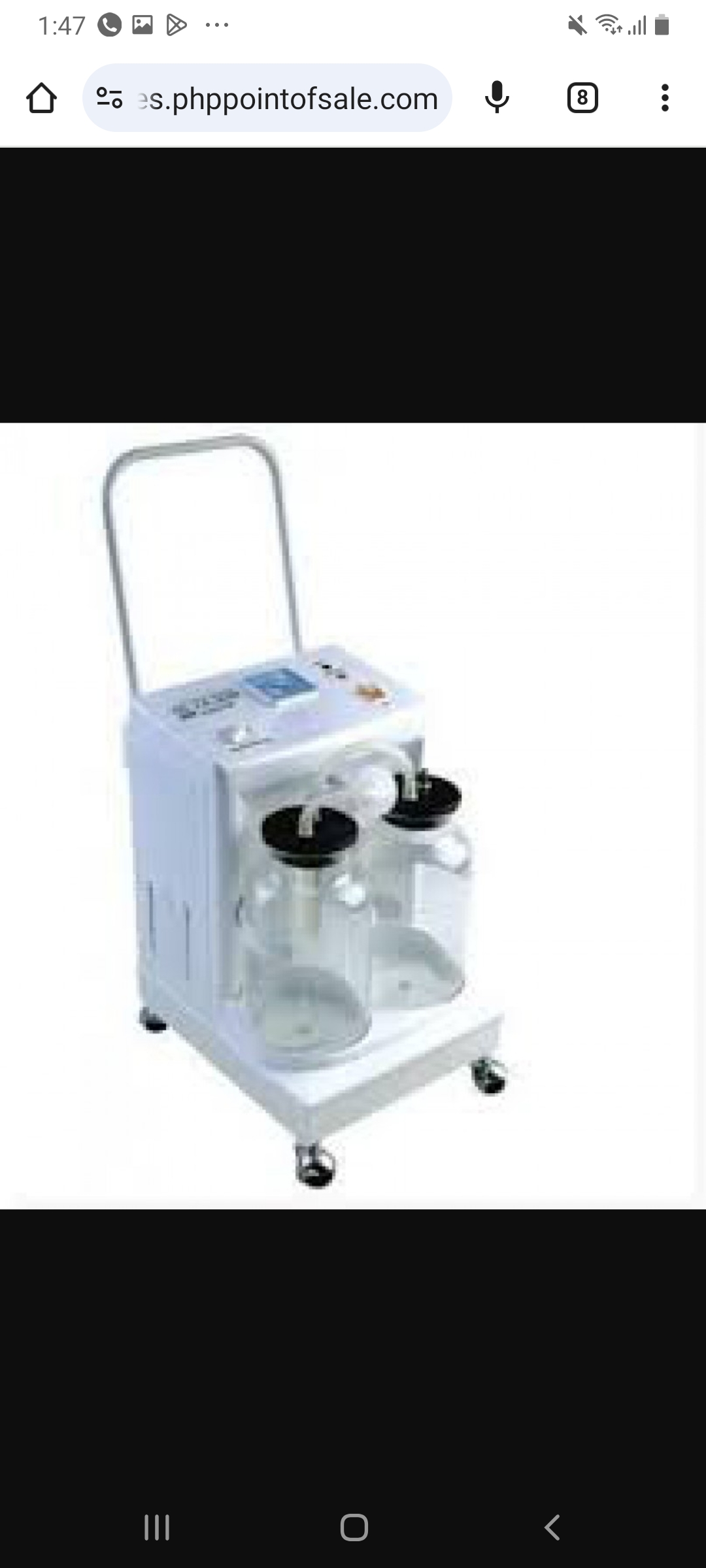 Electric suction machine with double jar by Scantrik