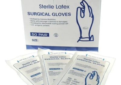 Sterile-latex-surgical-gloves-