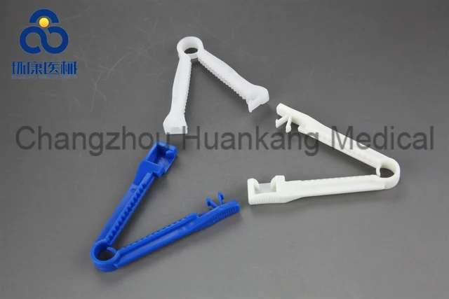 Plastic disposable umbilical cord clamp 100pcs by Scantrik