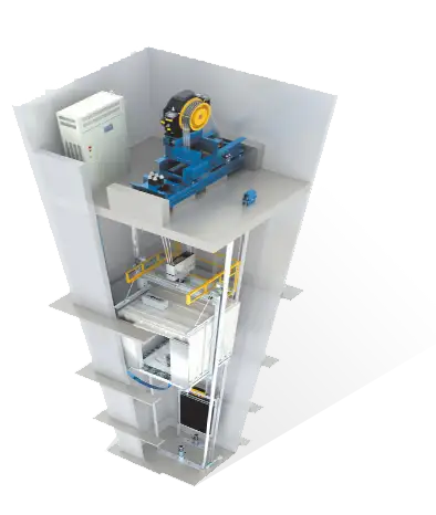 Machine Room Less (MRL) by Home Lift Elevator