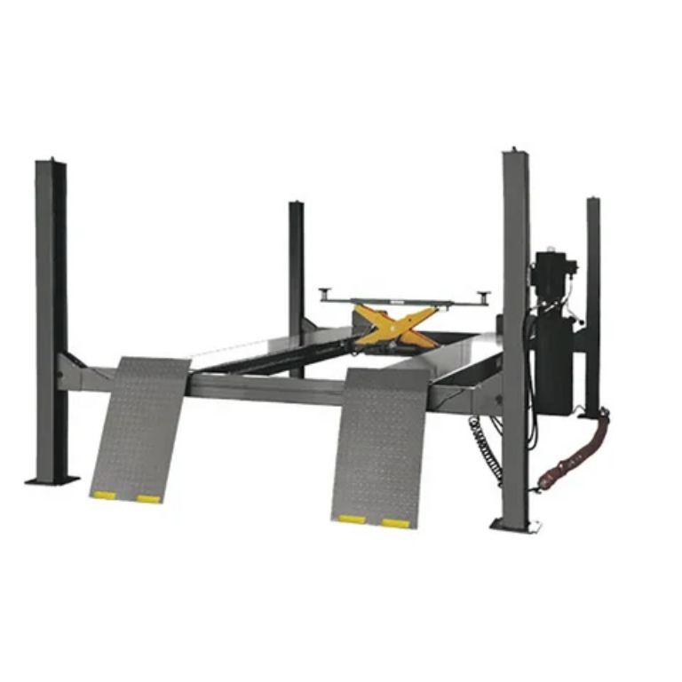 Two post floor plate lift platform by Home Lift Elevator