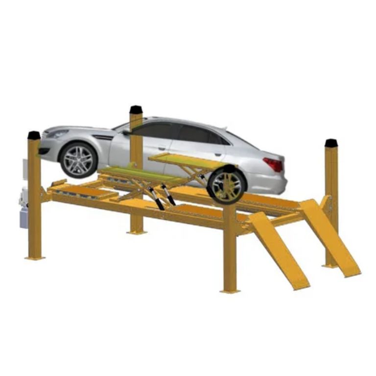 Automotive Two Post Clear Floor Car Lift by Home Lift Elevator