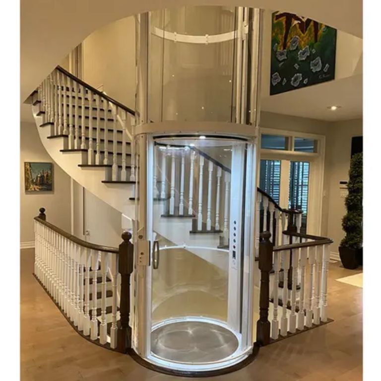 Stainless steel passenger elevator platform by Home Lift Elevator
