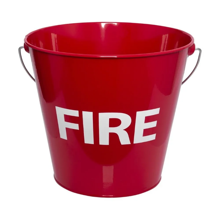 Mild Steel Fire Bucket 12 litre by Hiphen