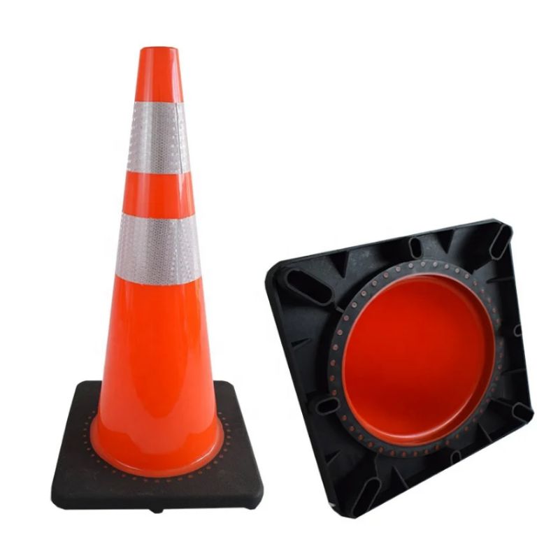 100cm PVC traffic cones by Hiphen