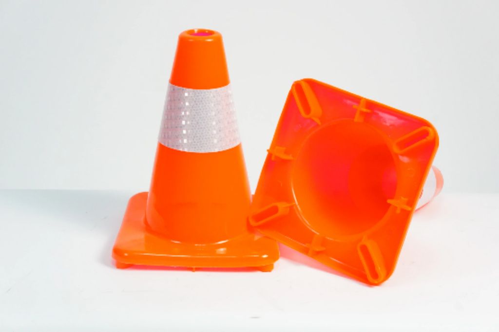 Classic 100cm PVC Traffic Cone by Hiphen