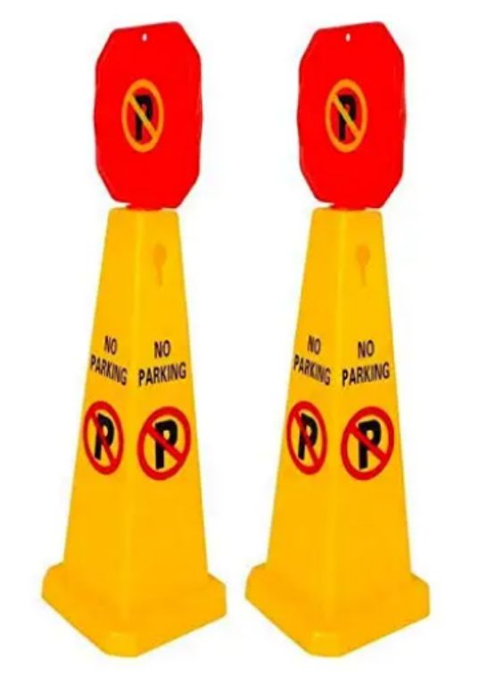 Blocky Warning Posts by Hiphen