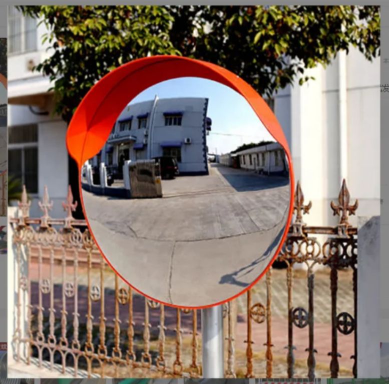 100cm Heavy-Duty Acrylic Convex Traffic Mirror by Hiphen