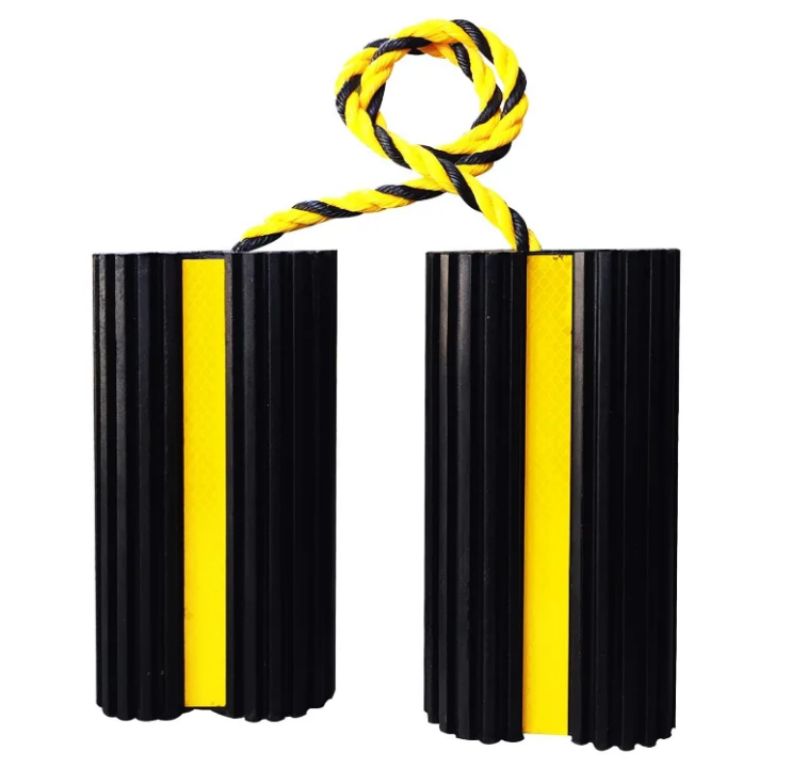 Cheap high Quality aircraft rubber wheel chock by Hiphen