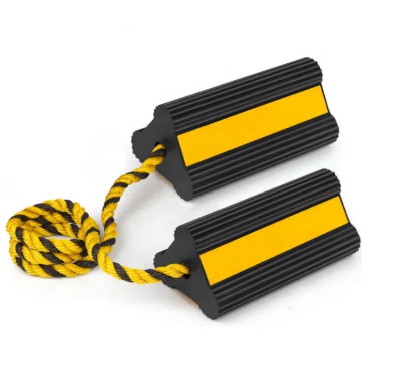 aircraft rubber wheel chock 2pcs/set by Hiphen