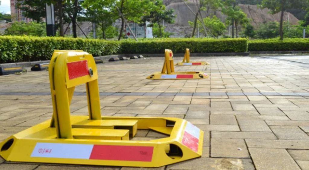 Security Parking Bollard by Hiphen
