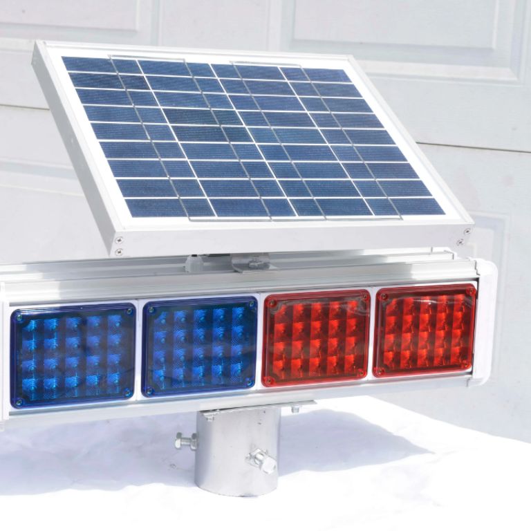 Solar Flashing Signal Light by Hiphen