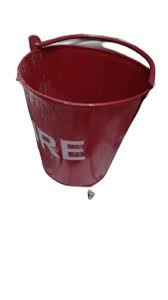 Iron Fire Bucket With Sand