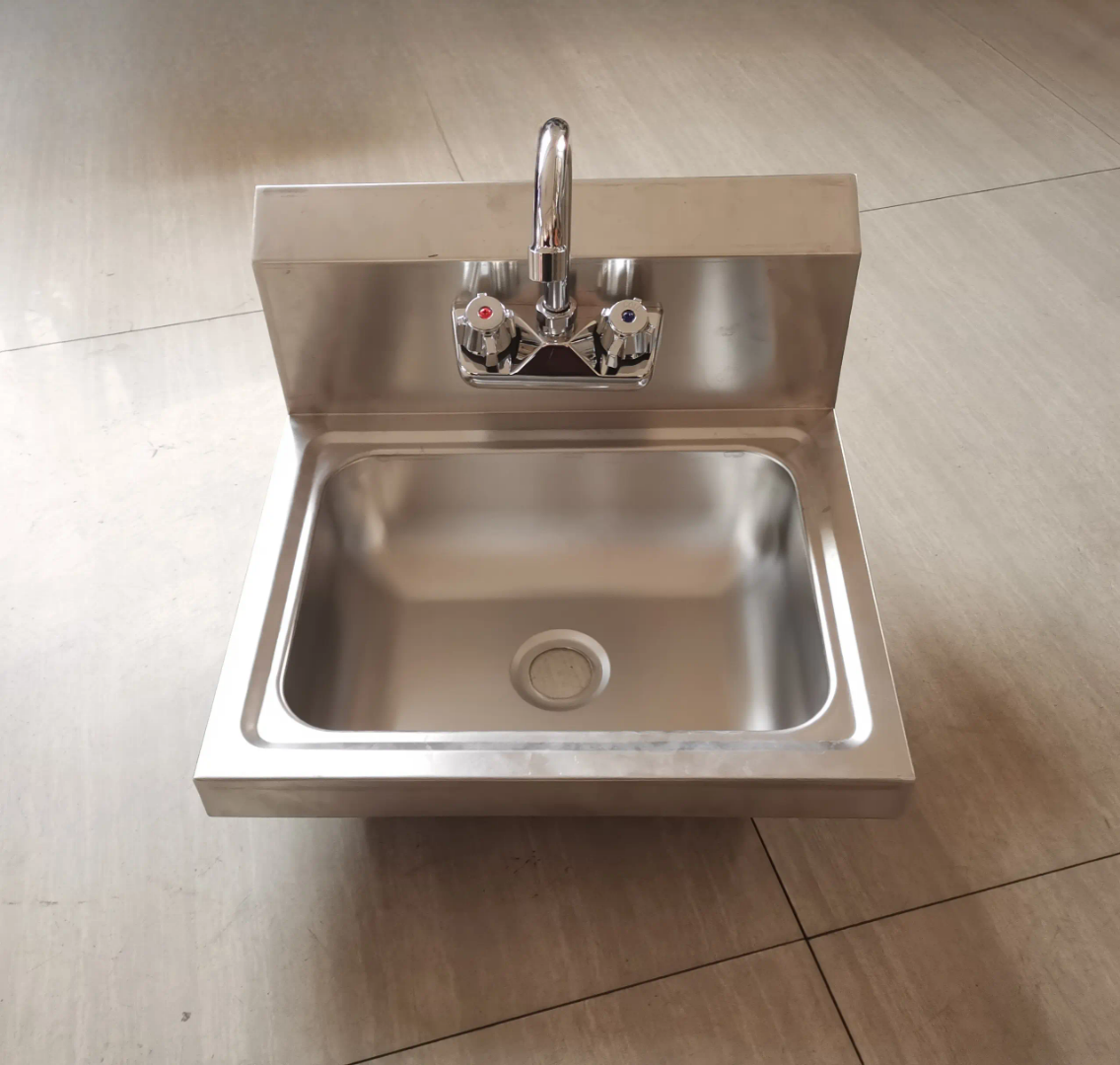 One handle washing hand wall mounted sink by Scantrik medical supplies