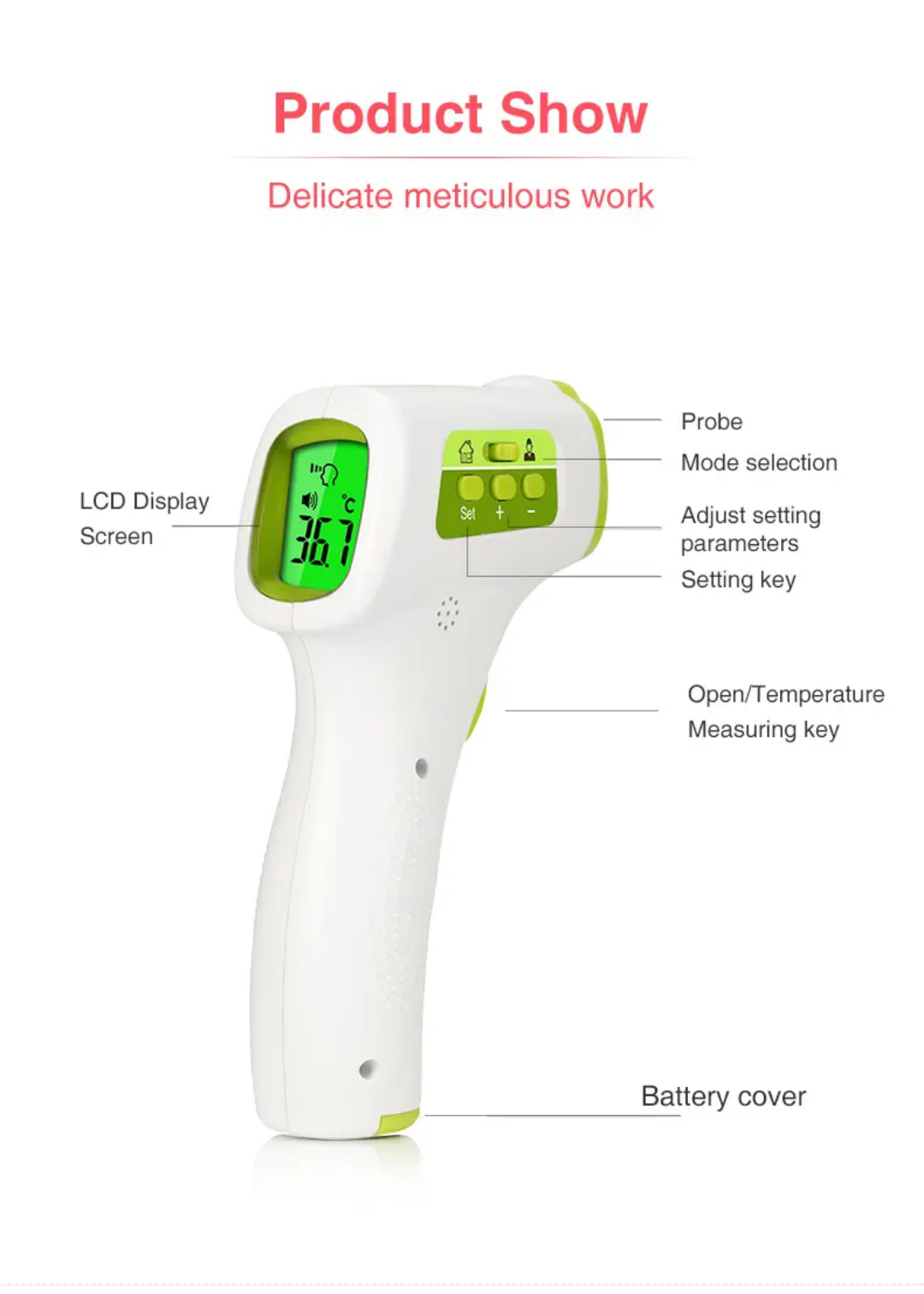 Digital non contact thermometer by Scantrik medical supplies