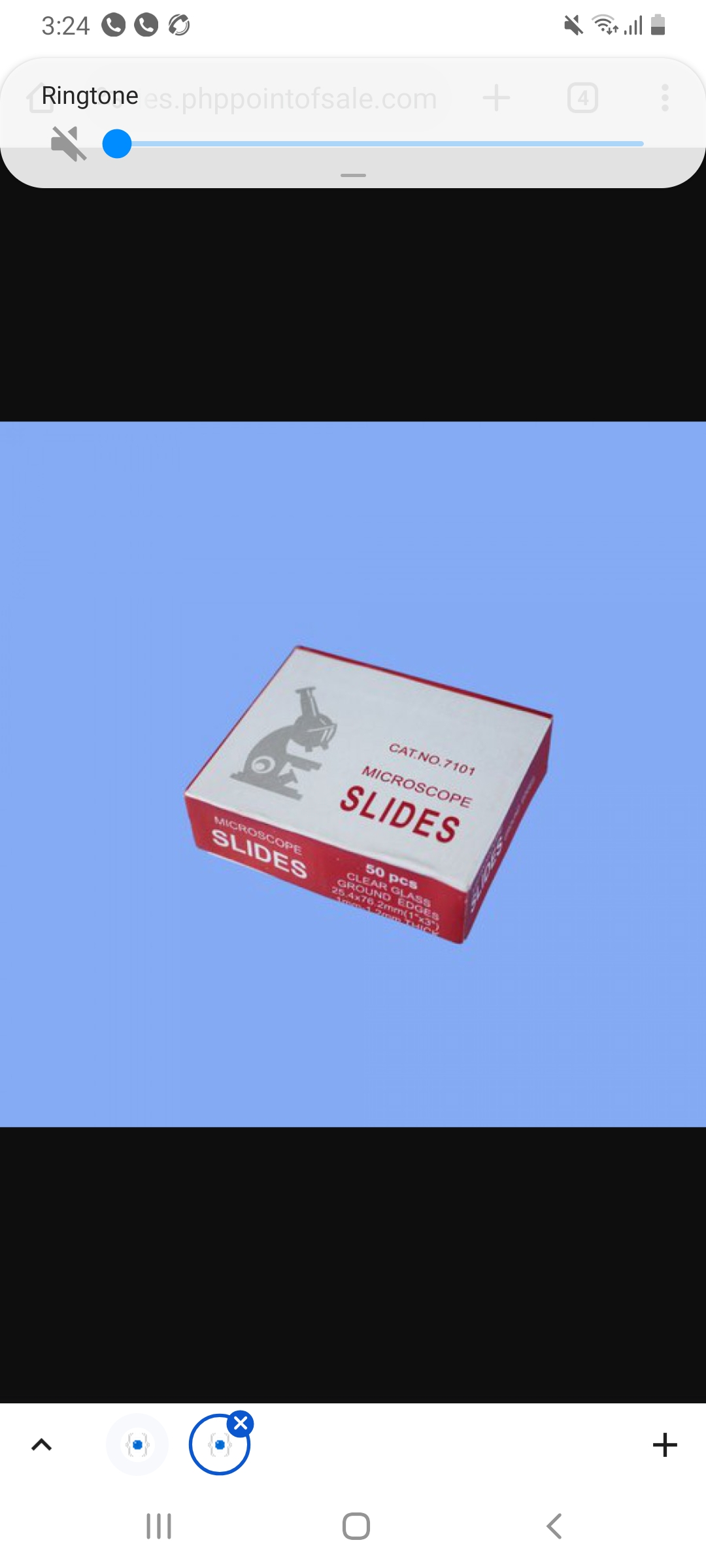 Medical disposable microscope slide by Scantrik medical supplies
