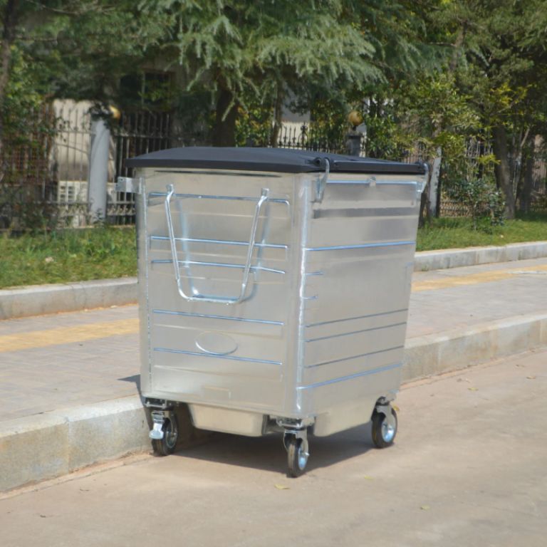 Stainless Steel Waste Can by Scantrik