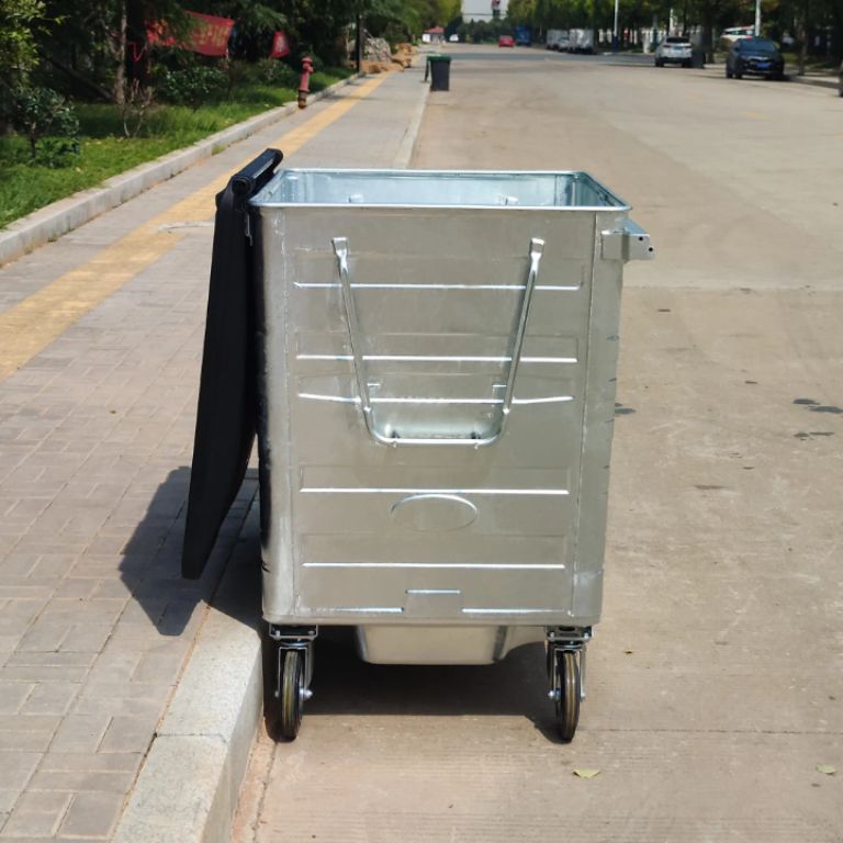 Stainless Steel Garbage Receptacle by Scantrik
