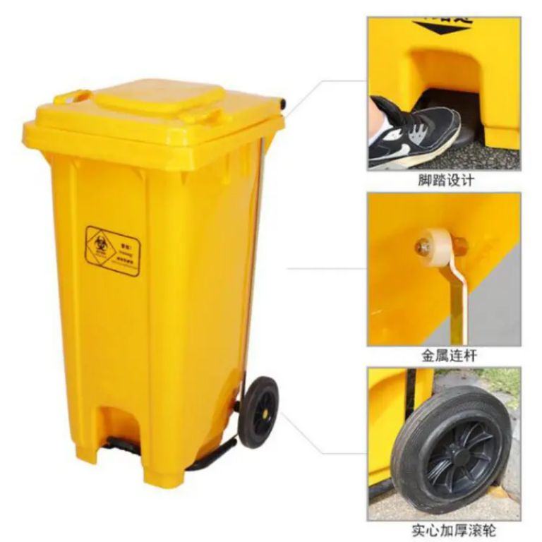 30L Pedal Pull Rubbish Can by Scantrik