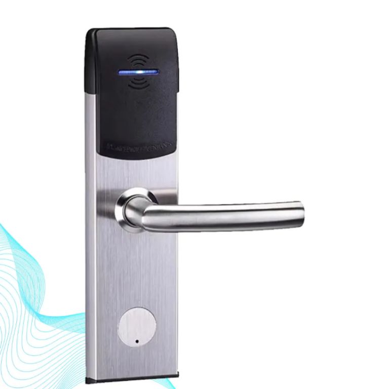 Alphar 01 Silver Hotel Smart Door Lock by Hiphen solutions