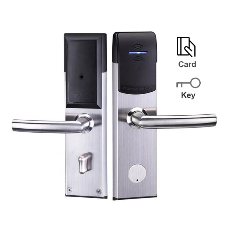 Alphar 01 silver Digital Hotel Lock by Hiphen solutions