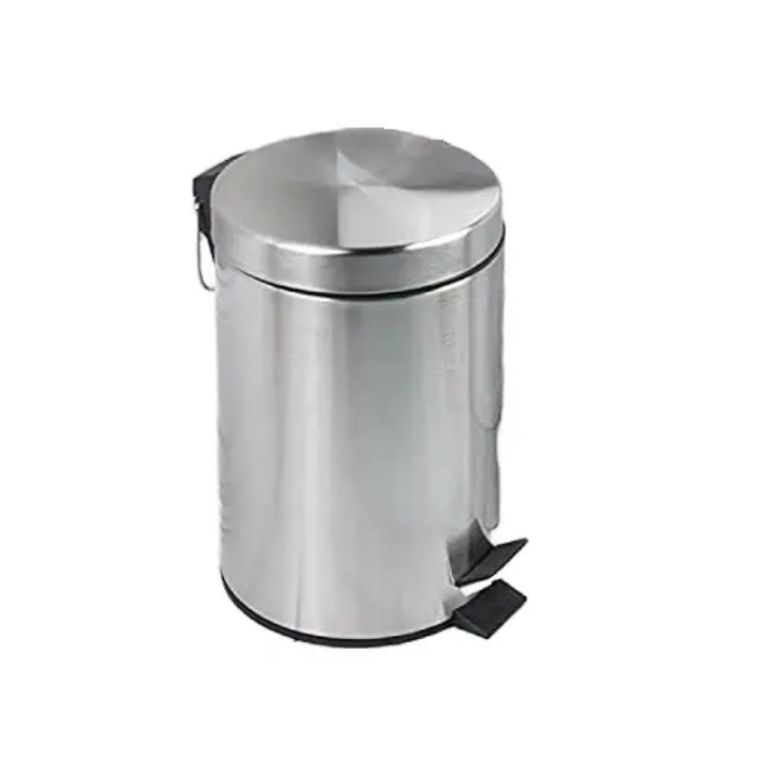 Stainless Wastebasket by Scantrik