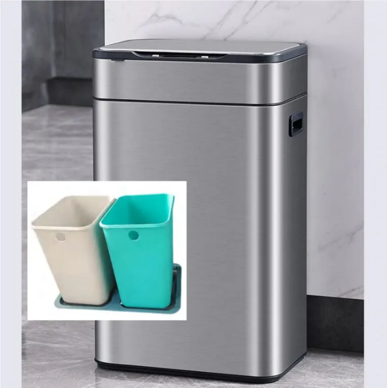 Stainless Steel Disposal Can by Scantrik