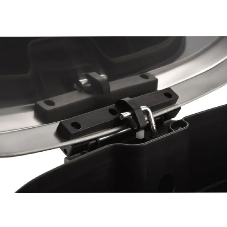 Stainless Steel Trash Holder by Scantrik