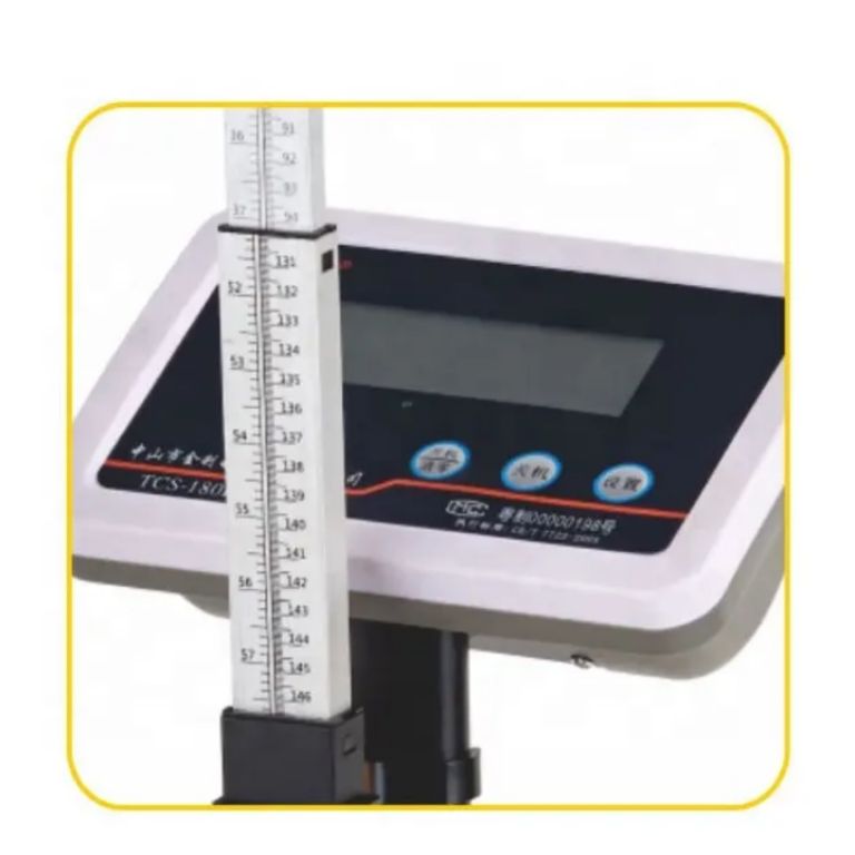 Analog Body Scale with Height Marking by Scantrik