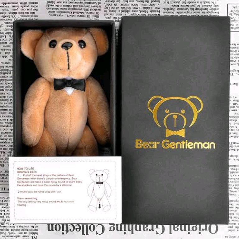 Bear gentleman 130db Defender Key by Hiphen solutions