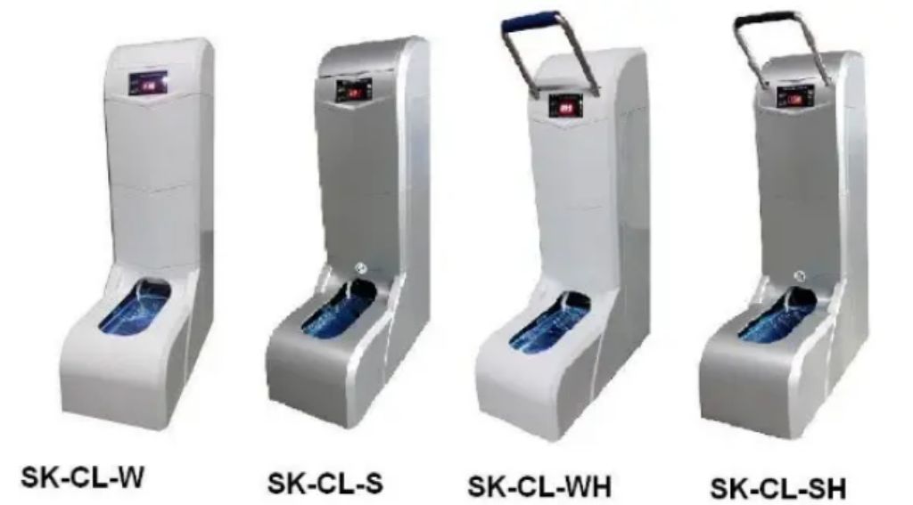 Footwear Protection Dispenser by Scantrik