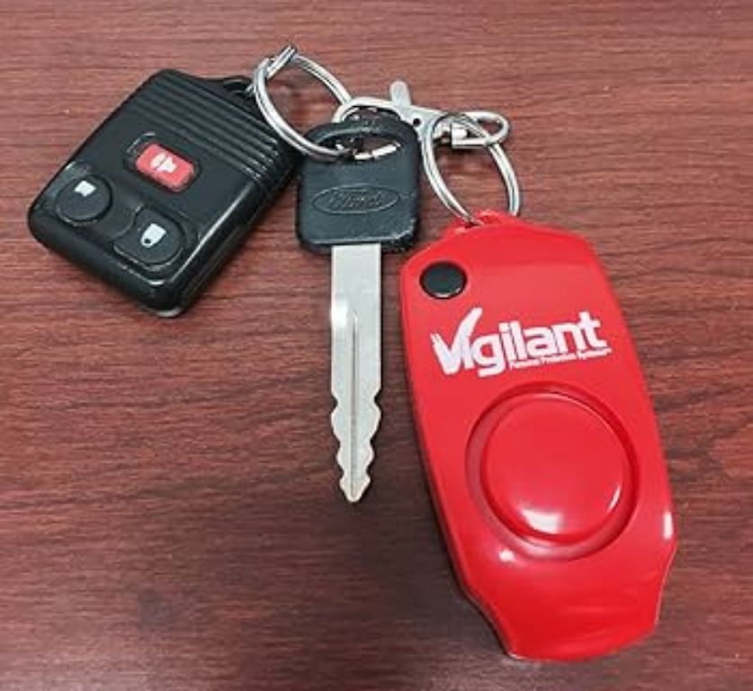 Vigilant Purse Clip Personal Alarm with Backup Whistle by Hiphen solutions