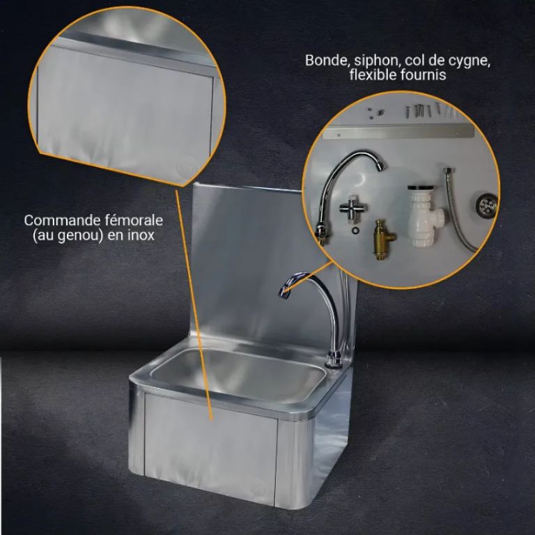 Restroom hand wash basin by Scantrik