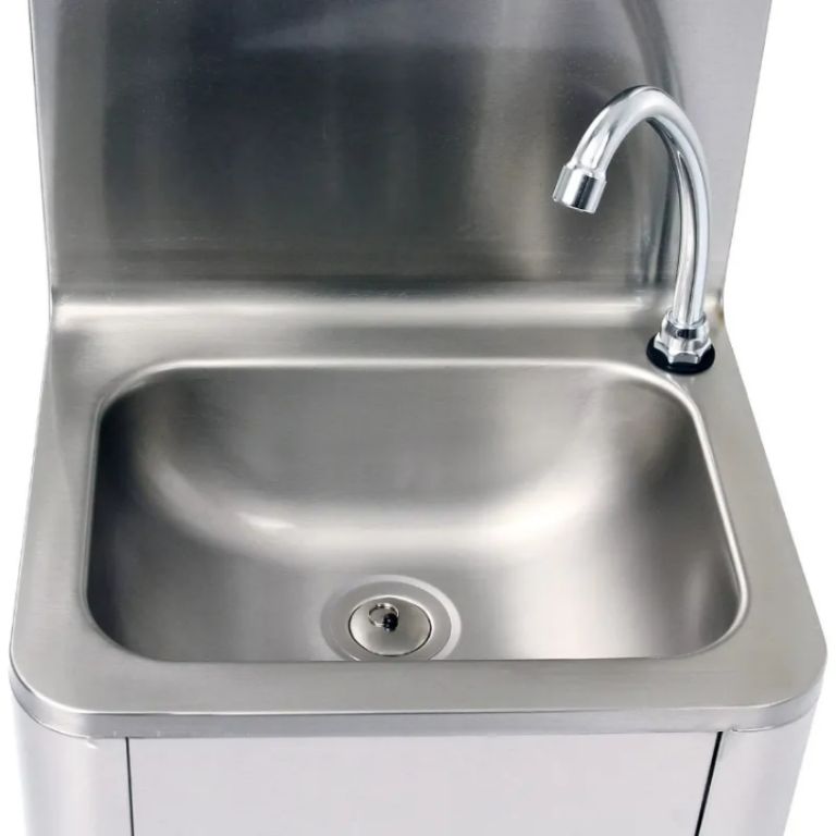 Pedal-operated hand sink by Scantrik