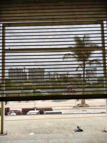 Transparent Slotted Roll-Up Gate 1500mm×2200mm by Hiphen solutions