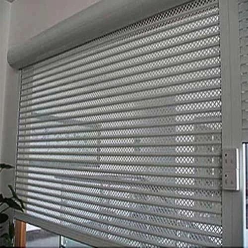 Perforated Industrial Roller Shutter by Hiphen solutions