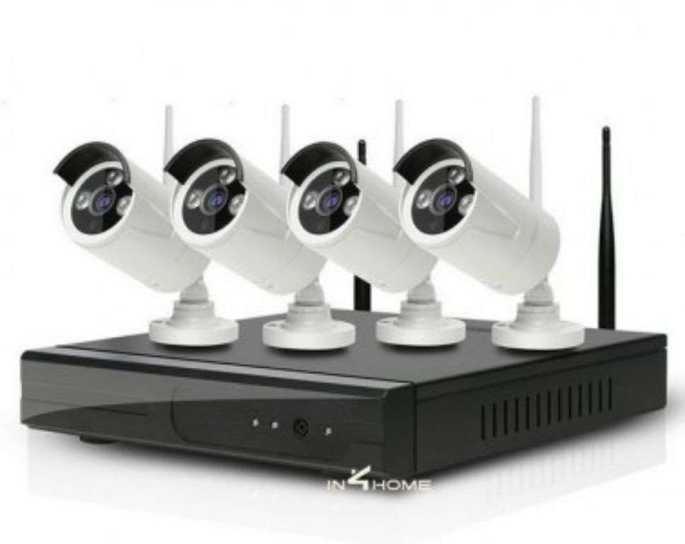 Wireless IP Camera System with 4CH NVR by Hiphen solutions