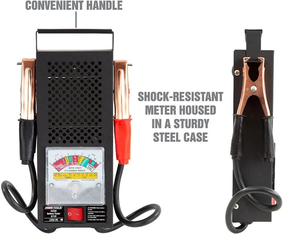 Universal 6V/12V Battery Load Testing Tool by Hiphen solutions