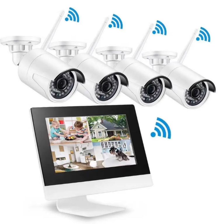 HD Wireless CCTV System with 4 Cameras by Hiphen solutions