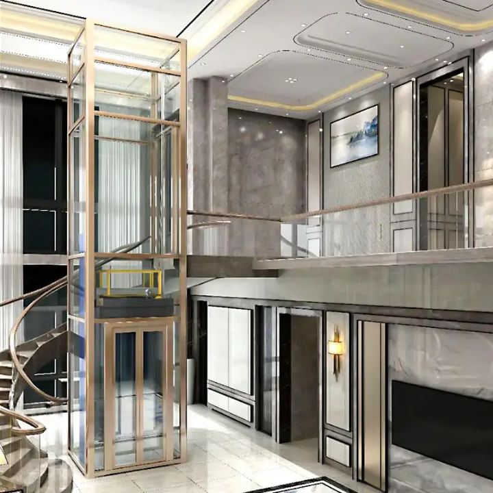 Four-Story Compact Residential Lift by Home lift elevator