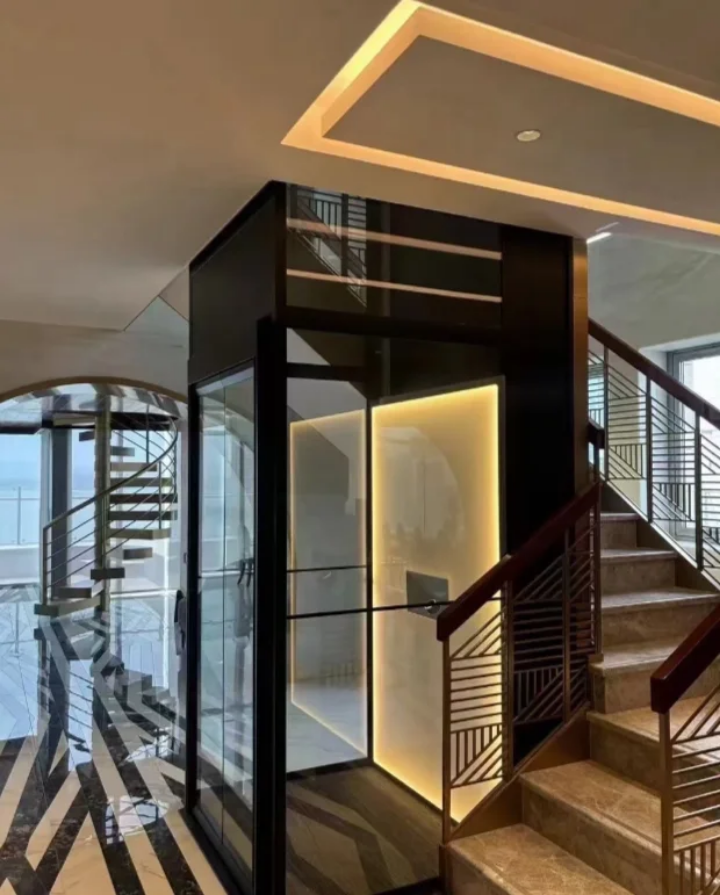 Compact Dual Passenger Home Elevator by Home lift elevator